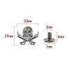 Zinc Alloy Decorative Buttons PW-WG6A501-21-1