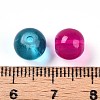 Baking Paint Transparent Glass Beads X1-DGLA-Q022-8mm-M-4