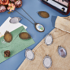 10Pcs 2 Colors Iron Ball Chain Necklaces IFIN-NB0001-67-4