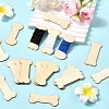 60Pcs 3 Styles Wood Thread Winding Boards DIY-SC0031-10A-5
