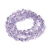 Transparent Glass Beads Strands GLAA-H022-04B-3