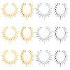 201 Stainless Steel Laser Cut Pendants STAS-UN0014-30-1