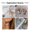 Fashewelry 14Pcs 7 Styles Brass Hoop Earrings KK-FW0001-07-7