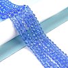 Electroplate Glass Beads Strands EGLA-A044-T1mm-L14-4