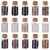 120g 15 Style Glass Bugle Beads DIY-PH0005-50-1
