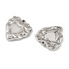 304 Stainless Steel Pendant Cabochon Settings STAS-L022-540P-2