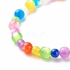 Round Resin Beads Mobile Straps HJEW-JM00583-3