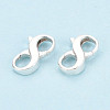 925 Sterling Silver Double Opening Lobster Claw Clasps STER-T008-73S-01-2