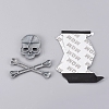 Zinc Alloy Car Stickers DIY-WH0167-51-2