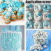 Snowflake Theme Handmade Polymer Clay Cabochons CLAY-SC0001-96-5