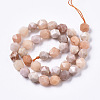 Natural Sunstone Beads Strands G-R465-28-2