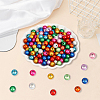 300Pcs Spray Painted Acrylic Beads MACR-PA0001-80-7