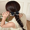 2Pcs Bowknot Polyester Hair Barrettes OHAR-LP0004-43-3