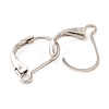Brass Leverback Earring Findings LS-X-KK-F828-03P-2