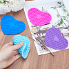 Gorgecraft 4Pcs 4 Colors Silicone Hot Resistant Cup Mats AJEW-GF0008-28B-3