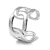304 Stainless Steel Cuff Bangles for Women LS-BJEW-Z078-25P-1