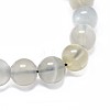 Natural Grey Moonstone Beads Strands G-F632-24-05-2