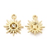 Rack Plating Alloy Rhinestone Pendants FIND-G044-09LG-1