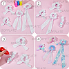 12Pcs 4 Styles Cotton Hair Ties PHAR-SP0001-27-5