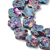 Dyed Synthetic Imperial Jasper Beads Strands G-D337-14mm-B02-4