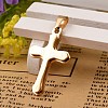 304 Stainless Steel Latin Cross Pendants STAS-I035-32-2