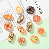 60Pcs Opaque Resin Imitation Food Decoden Cabochons RESI-YW0004-53-4
