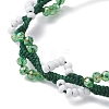 Glass Seed Beads Braided Beaded Bracelets for Women BJEW-MZ00215-02-3