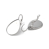 Non-Tarnish 304 Stainless Steel Leverback Earring Findings STAS-K278-05B-P-2