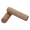 Wooden Grooved Dowel Pins WOCR-PW0001-270O-1