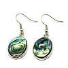 Abalone Shell/Paua ShellEarrings EJEW-N001-11-1