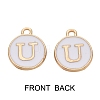 Golden Plated Alloy Charms ENAM-SZ0001-25A-U-2