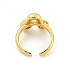 Brass Letter Open Cuff Rings for Women RJEW-G313-01A-G-3