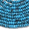 Synthetic Turquoise Beads Strands G-L635-A10-4x2mm-01-5