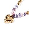 Glass Seed Beaded Necklaces NJEW-T017-04G-3