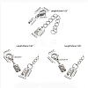 Unicraftale 304 Stainless Steel Chain Extender STAS-UN0003-91P-5