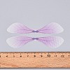 Polyester Fabric Wings Crafts Decoration X-FIND-S322-003G-3