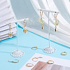 10Pcs Brass Cubic Zirconia Leverback Earring Findings KK-BBC0024-28-4