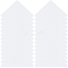 250Pcs PVC Shirt Collar Shaping Sticker AJEW-CY0002-33-1
