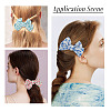 4Bags 4 Colors Cloth Bowknot Alligator Hair Clips PHAR-TA0001-20-8