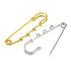 8Pcs 2 Colors Stainless Steel Safety Pins STAS-YW0001-38-3