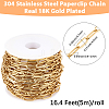 5M Ion Plating(IP) 304 Stainless Steel Cable Chains CHS-BM0001-07-2