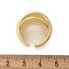 Brass Multi-layer Cuff Finger Rings RJEW-C120-03G-5