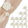 12Pcs Iron Napkin Rings AJEW-OC0014-39G-1