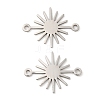 Non-Tarnish 201 Stainless Steel Connector Charms X-STAS-A084-02P-1