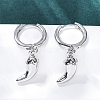 Chili Brass Hoop Earrings EJEW-Q015-17P-2
