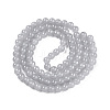 Baking Paint Imitation Jade Glass Round Bead Strands DGLA-Q021-8mm-43-2