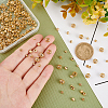 240Pcs 4 Style Long-Lasting Plated Brass Beads KK-AR0002-32-3