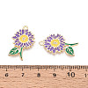 Alloy Enamel Pendants ENAM-T024-32E-G-3