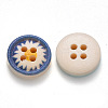 2-Hole Maple Wooden Buttons BUTT-N016-08-3