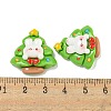 Christmas Rabbit Theme Opaque Resin Decoden Cabochons CRES-B022-04D-3